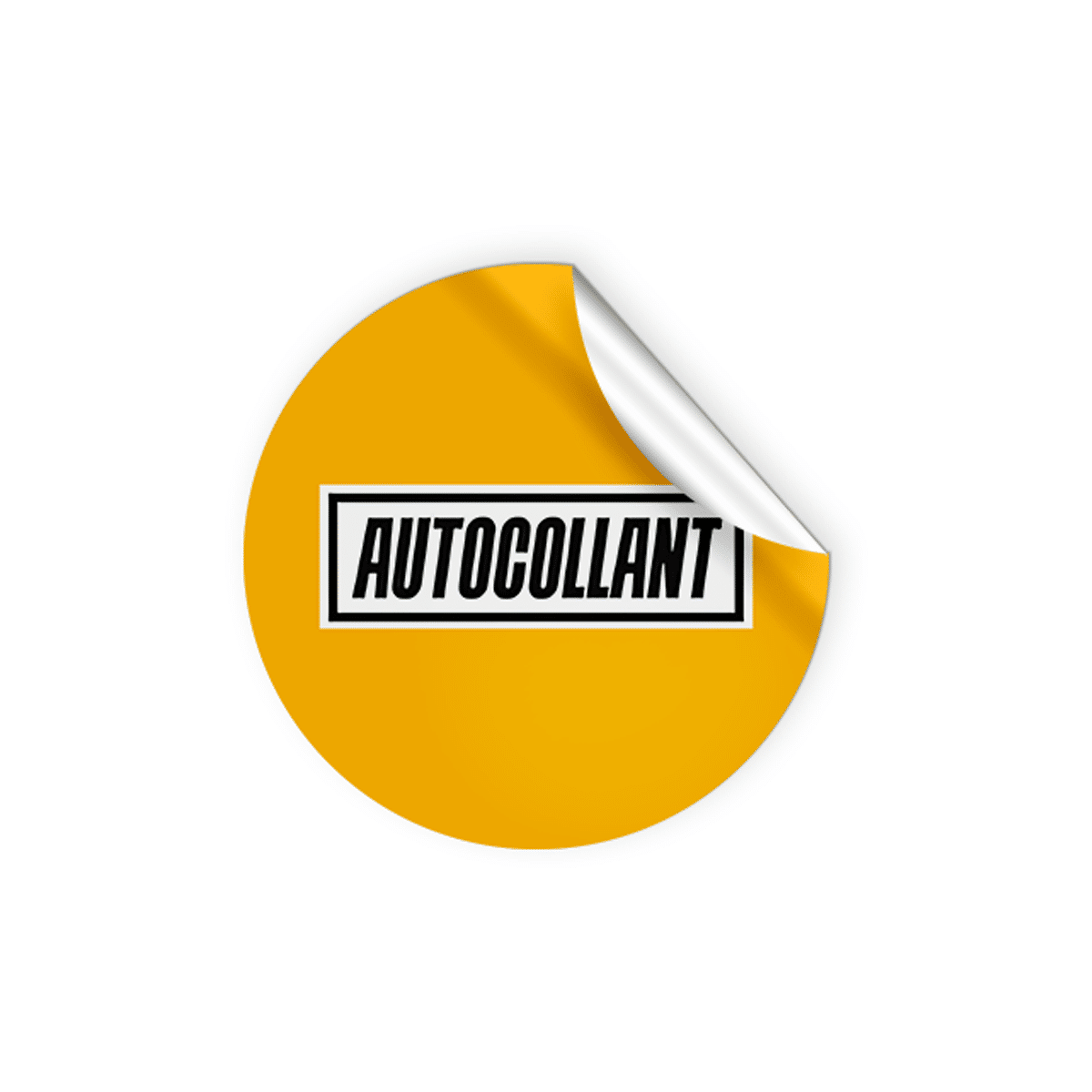 Autocollant Vinyle ONCE (Look) - Noir Et Blanc - Décoration Sticker